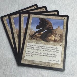 MTG Magic the Gathering Guilty Conscience x4